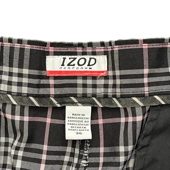 Izod PerformX Golf Plaid Short Size 36 - Picture 5 of 8